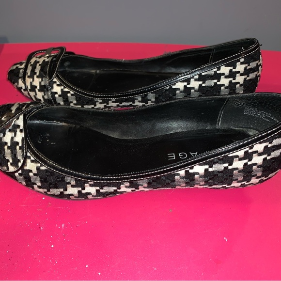 Rampage Houndstooth Shoes/Flats - 9.5 - Picture 2 of 11